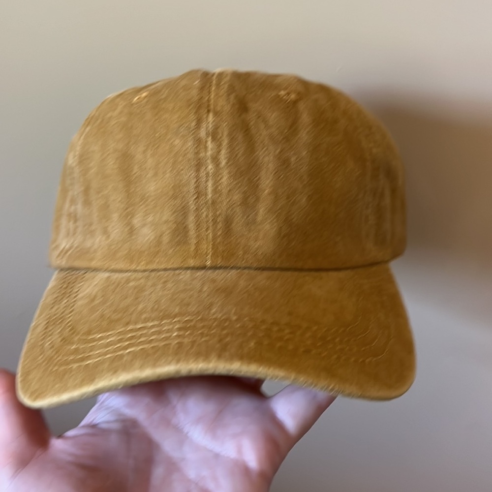 CLASSIC PLAIN VINTAGE WASHED BASEBALL CAP in Washed Mustard - Picture 11 of 11